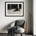 Dying In A Snowfall - Original Watercolor Painting