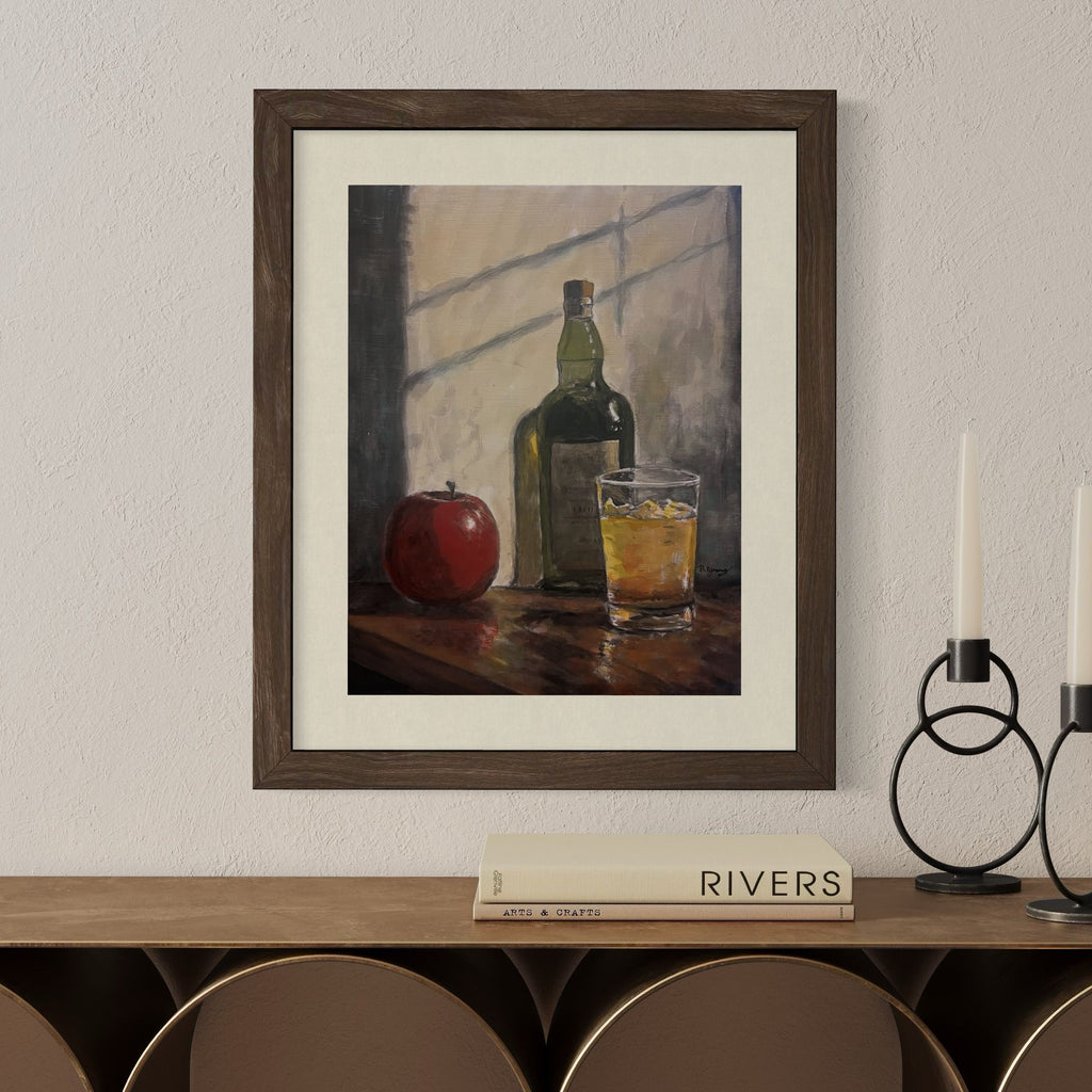 Grisaille Whiskey - Original Watercolor Painting