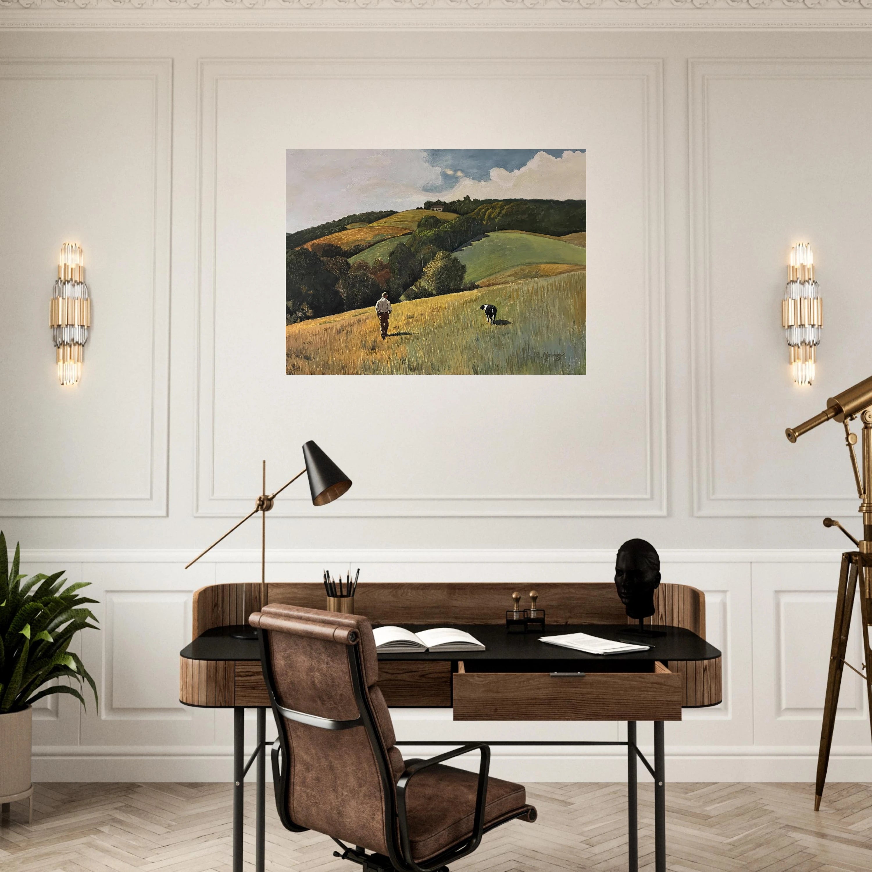 One Last Walk With Izzy - Limited-Edition Giclée Reproduction