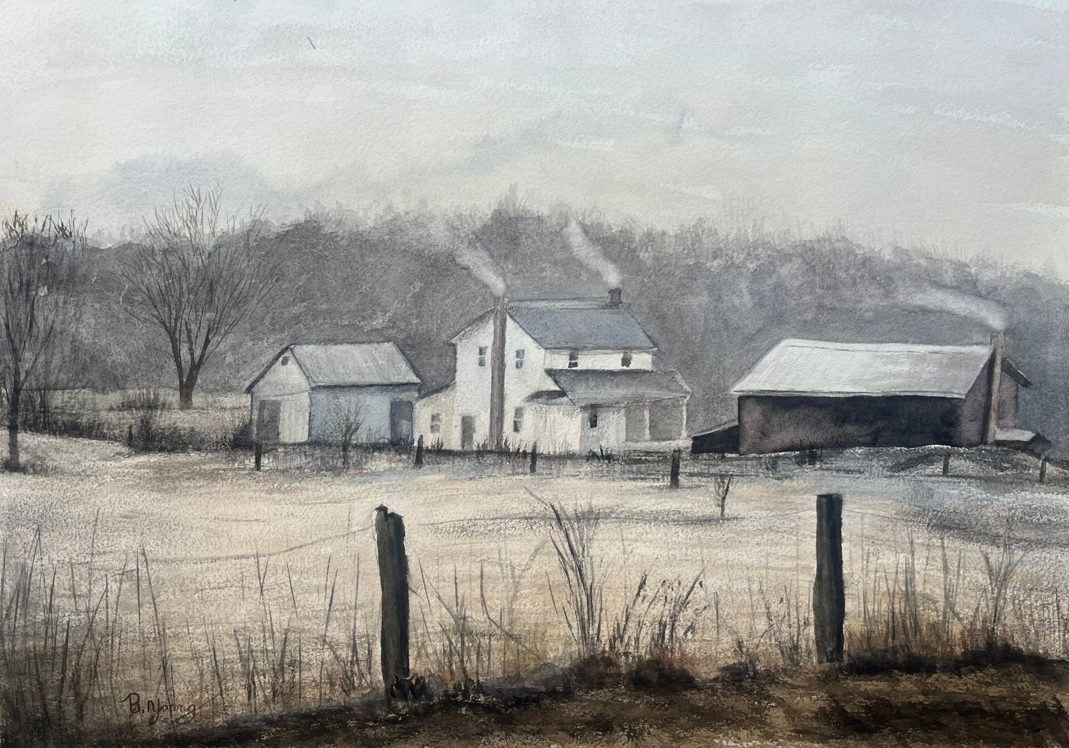 Borrowed Light - Original Watercolor Painting