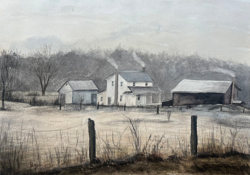 Borrowed Light - Original Watercolor Painting
