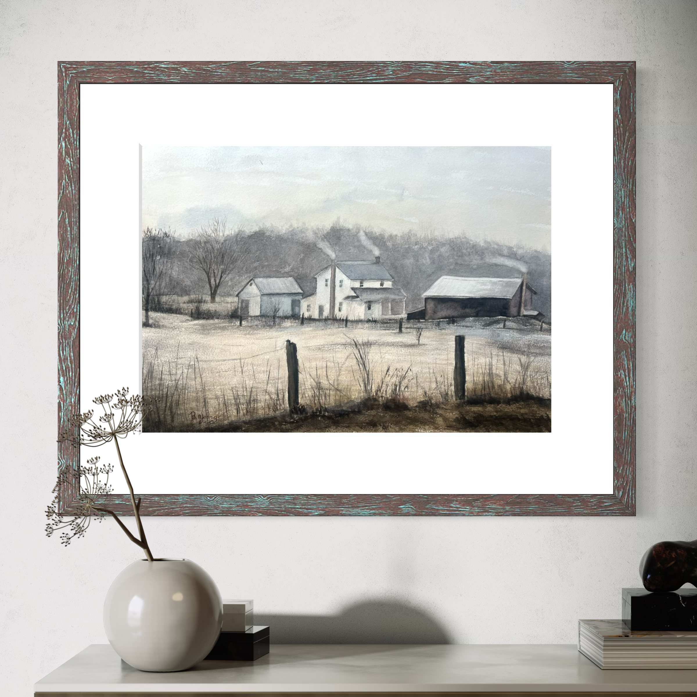 Borrowed Light - Original Watercolor Painting
