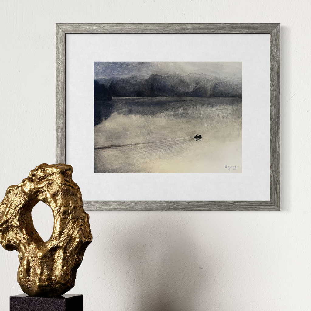 Silent Reflections - Original Watercolor Painting