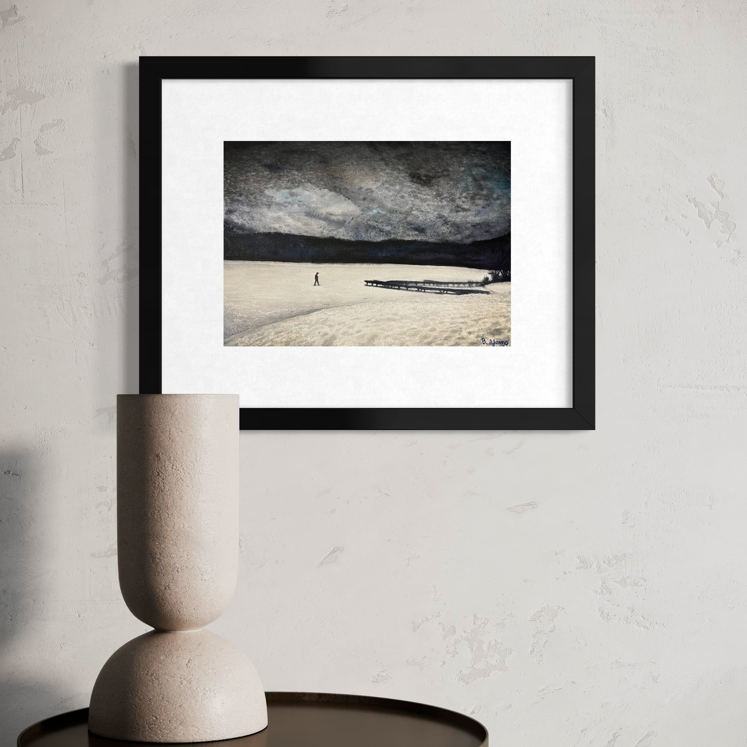 Gehen Heim - Original Watercolor Painting