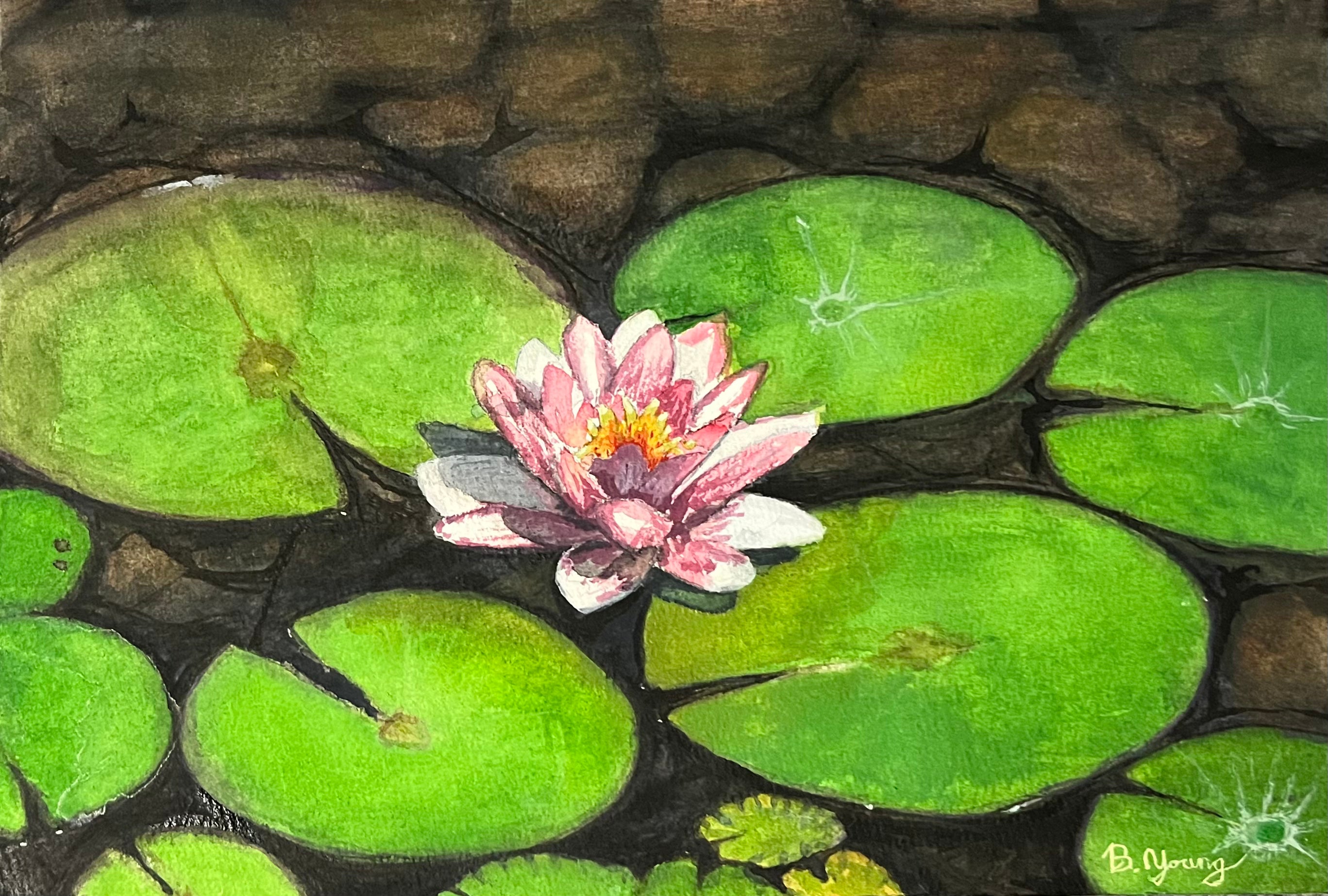 Lily Pad - Original Watercolor Painting