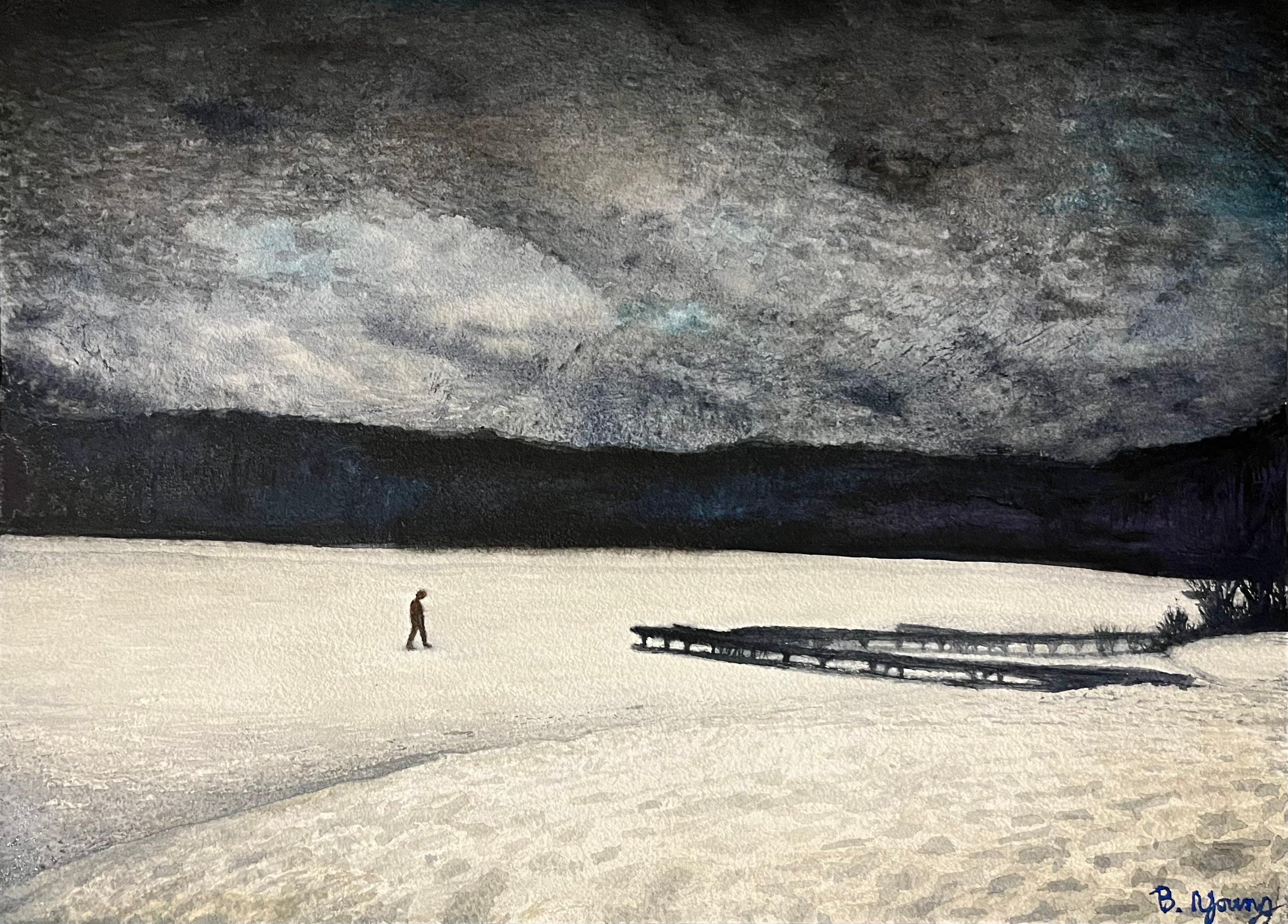 Gehen Heim - Original Watercolor Painting